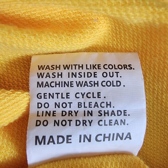 Todays Outfit Oversized T-Shirt Sneakers Butter Yellow Sz 3XL Loungewear Casual - Picture 7 of 7